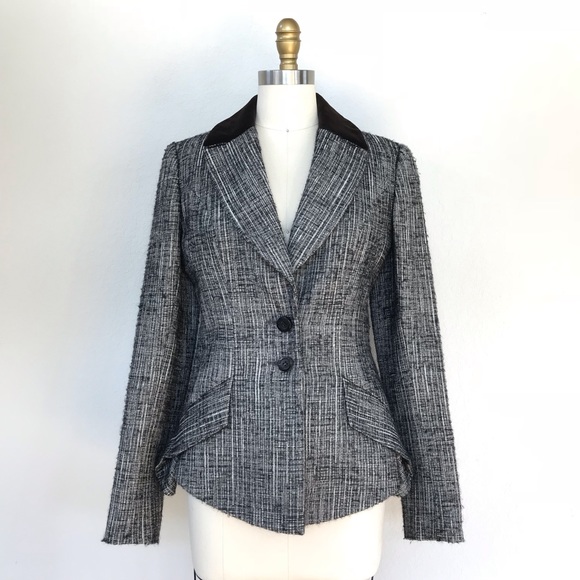 Carolina Herrera Jackets & Blazers - Carolina Herrera textured wool peplum blazer Carolina Herrera Jackets & Blazers - Carolina Herrera textured wool peplum blazer